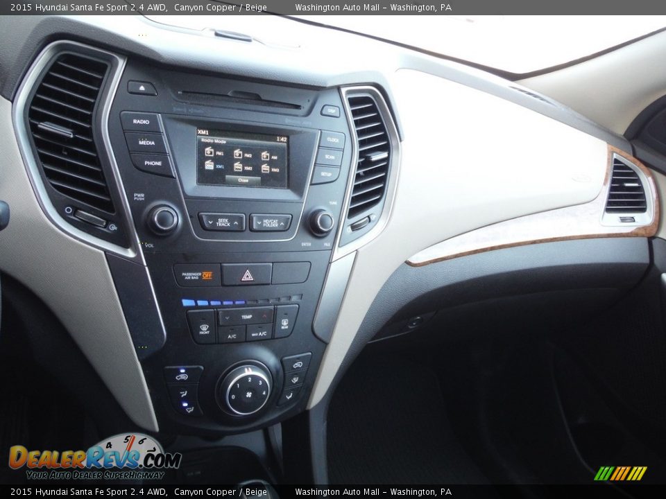 2015 Hyundai Santa Fe Sport 2.4 AWD Canyon Copper / Beige Photo #17