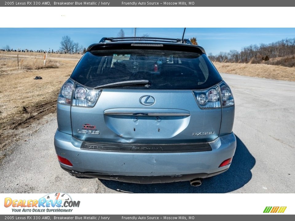 2005 Lexus RX 330 AWD Breakwater Blue Metallic / Ivory Photo #5