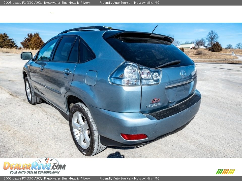 2005 Lexus RX 330 AWD Breakwater Blue Metallic / Ivory Photo #6