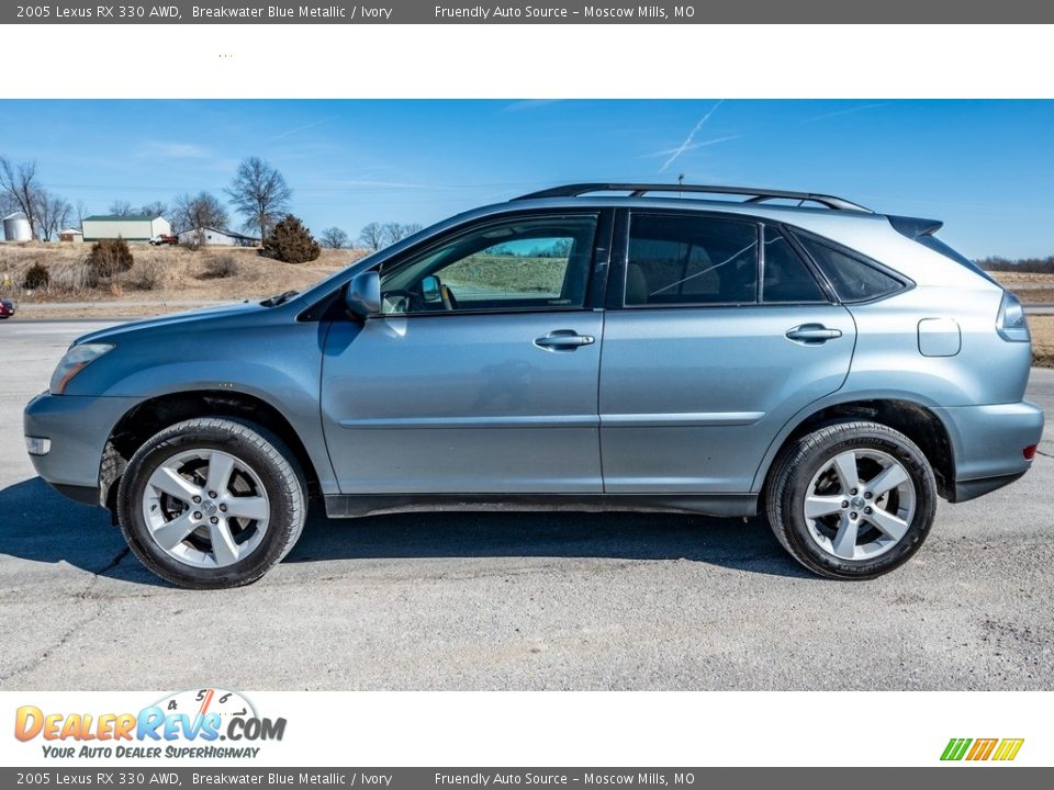 2005 Lexus RX 330 AWD Breakwater Blue Metallic / Ivory Photo #7