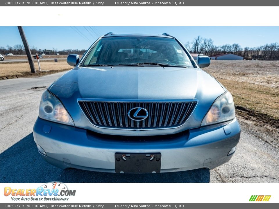 2005 Lexus RX 330 AWD Breakwater Blue Metallic / Ivory Photo #9