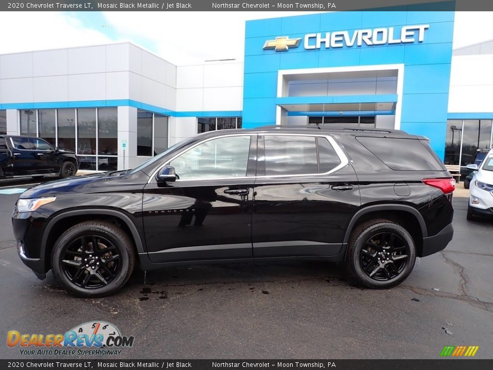 2020 Chevrolet Traverse LT Mosaic Black Metallic / Jet Black Photo #3