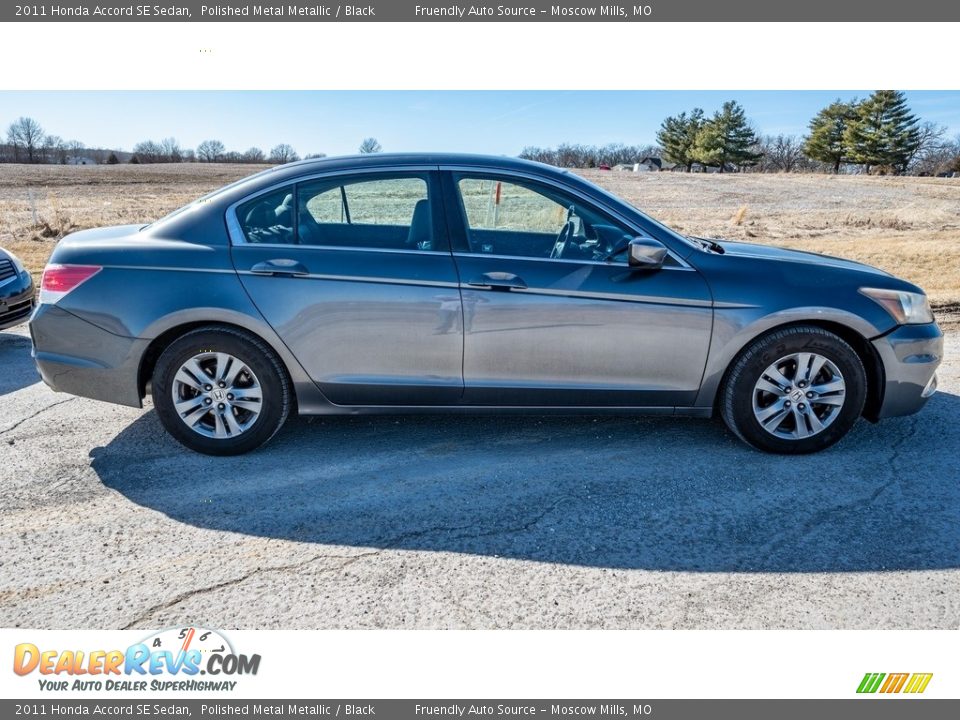 2011 Honda Accord SE Sedan Polished Metal Metallic / Black Photo #3