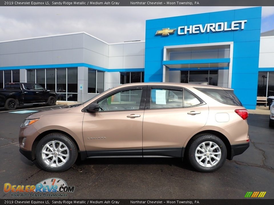 2019 Chevrolet Equinox LS Sandy Ridge Metallic / Medium Ash Gray Photo #3