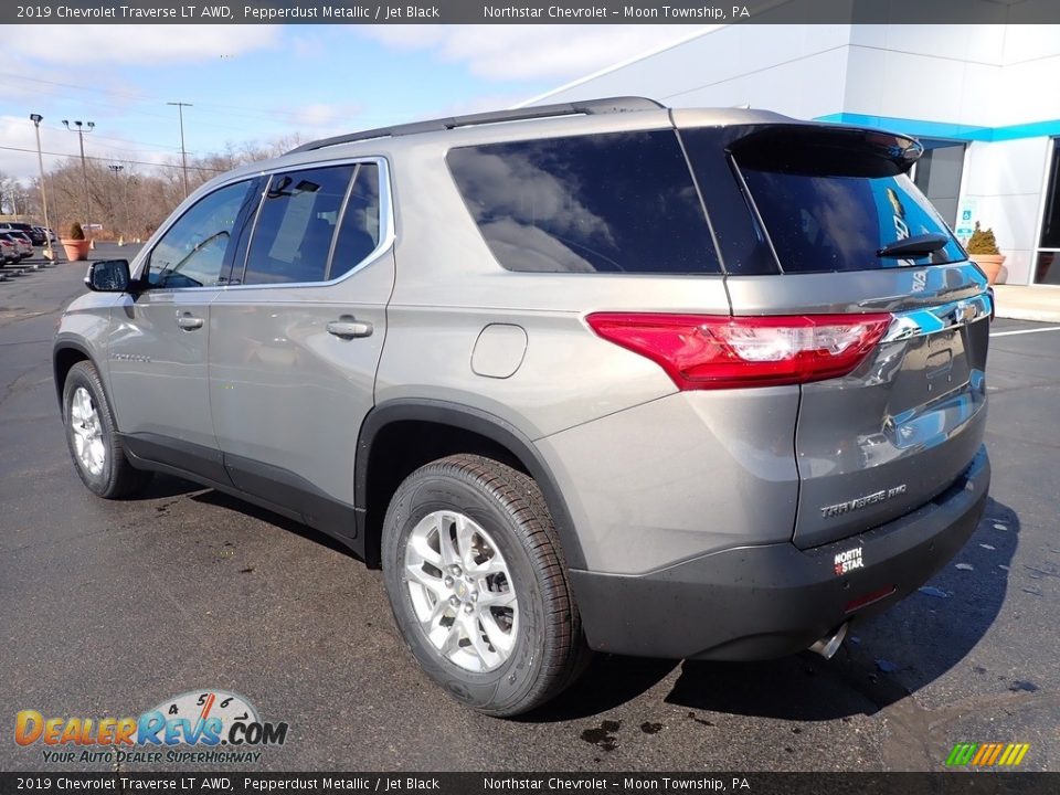 2019 Chevrolet Traverse LT AWD Pepperdust Metallic / Jet Black Photo #4