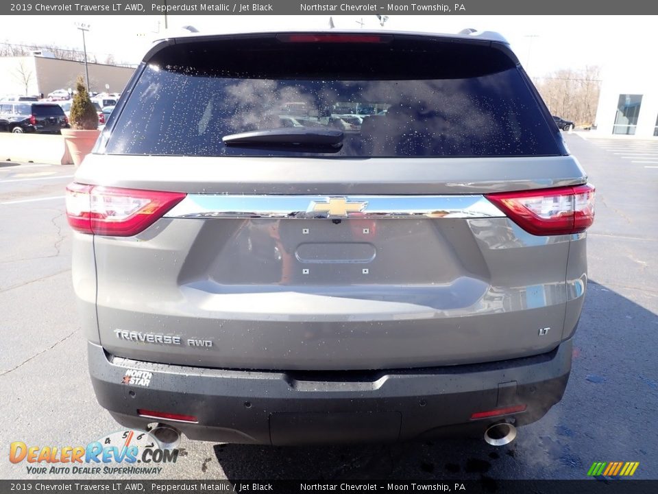 2019 Chevrolet Traverse LT AWD Pepperdust Metallic / Jet Black Photo #6