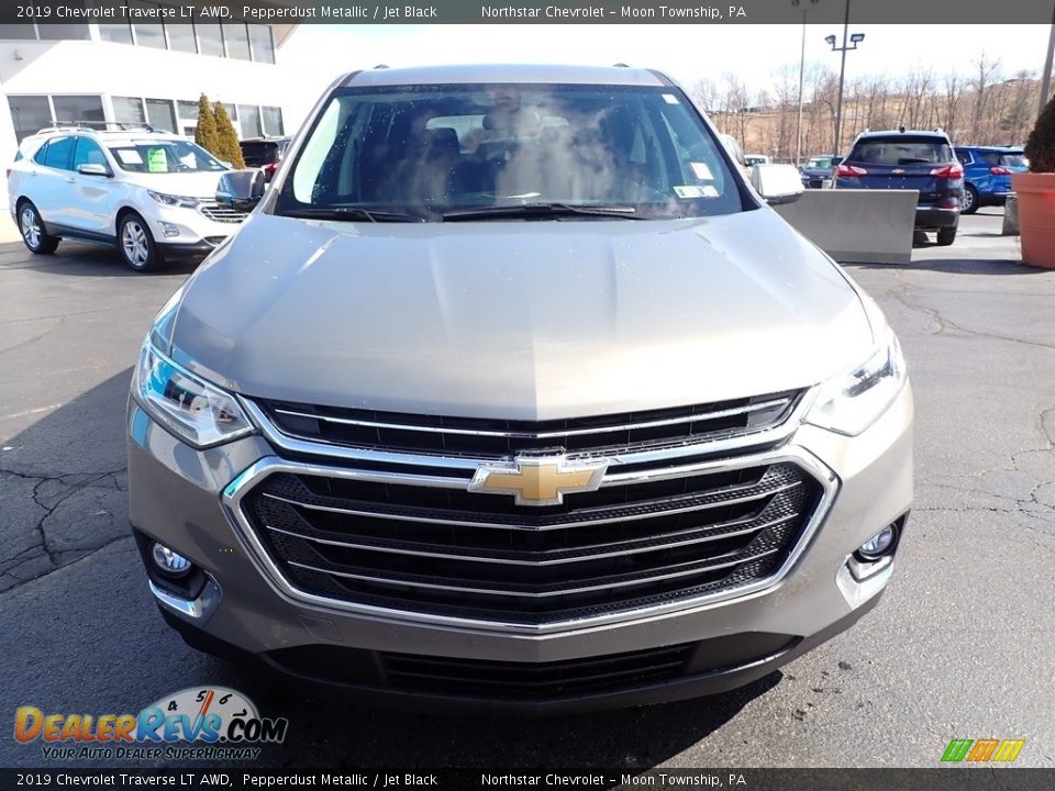 2019 Chevrolet Traverse LT AWD Pepperdust Metallic / Jet Black Photo #13