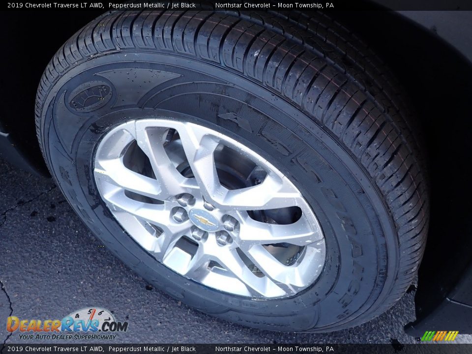 2019 Chevrolet Traverse LT AWD Pepperdust Metallic / Jet Black Photo #14