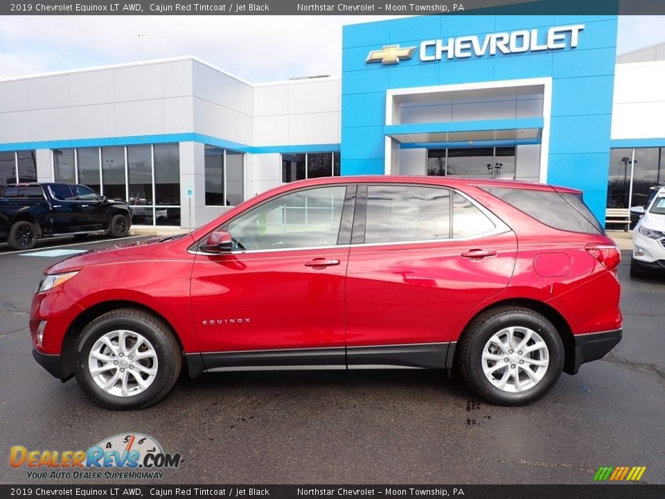2019 Chevrolet Equinox LT AWD Cajun Red Tintcoat / Jet Black Photo #3