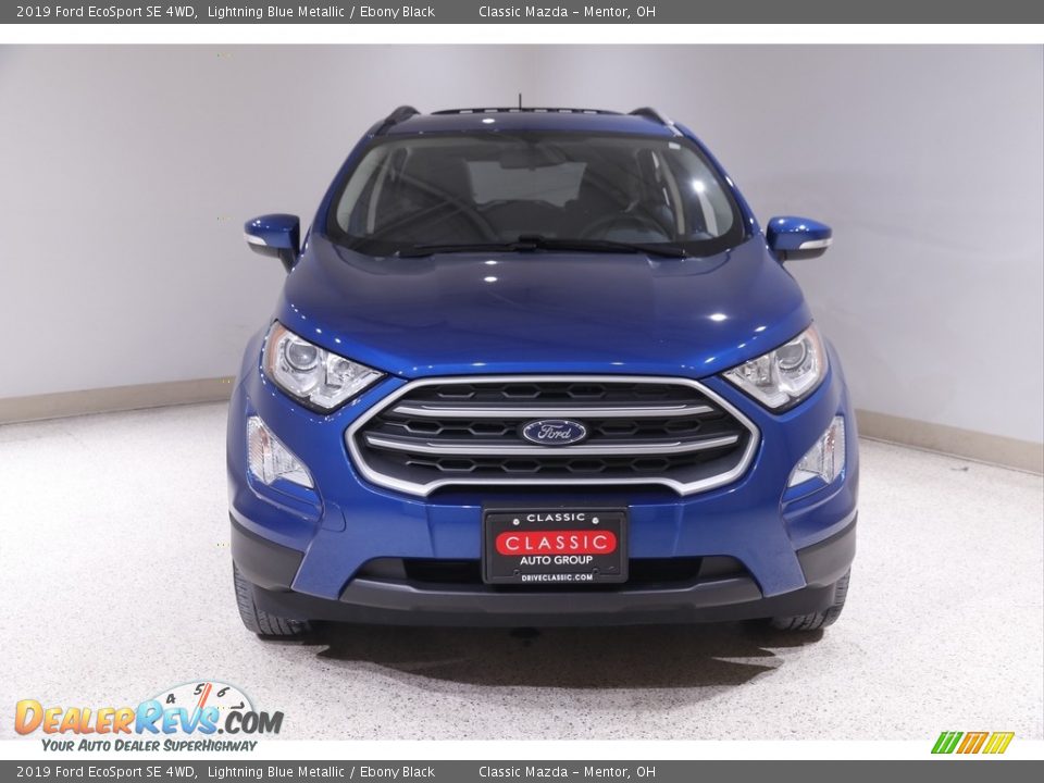 2019 Ford EcoSport SE 4WD Lightning Blue Metallic / Ebony Black Photo #2
