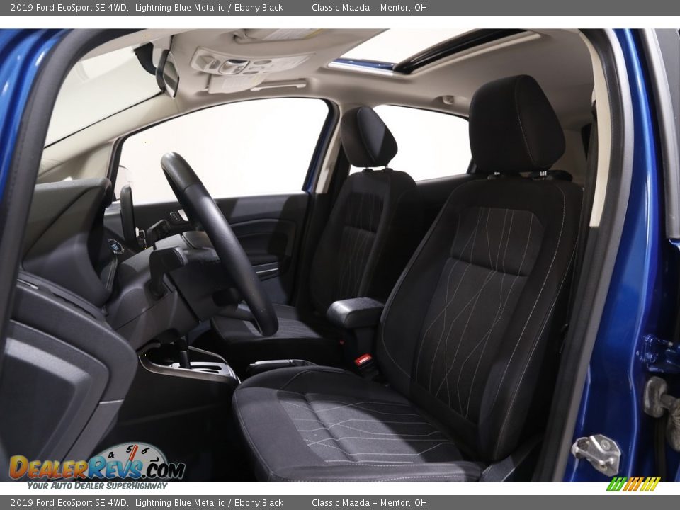 2019 Ford EcoSport SE 4WD Lightning Blue Metallic / Ebony Black Photo #5