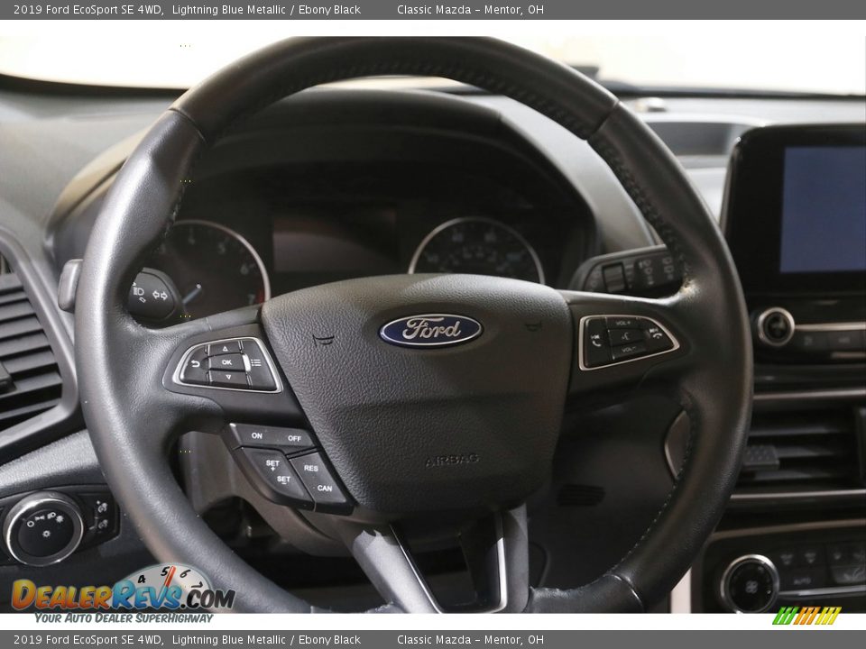 2019 Ford EcoSport SE 4WD Lightning Blue Metallic / Ebony Black Photo #7