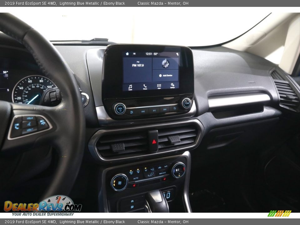 2019 Ford EcoSport SE 4WD Lightning Blue Metallic / Ebony Black Photo #9