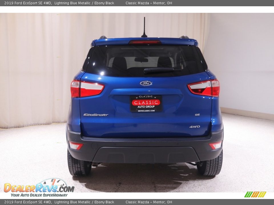 2019 Ford EcoSport SE 4WD Lightning Blue Metallic / Ebony Black Photo #17