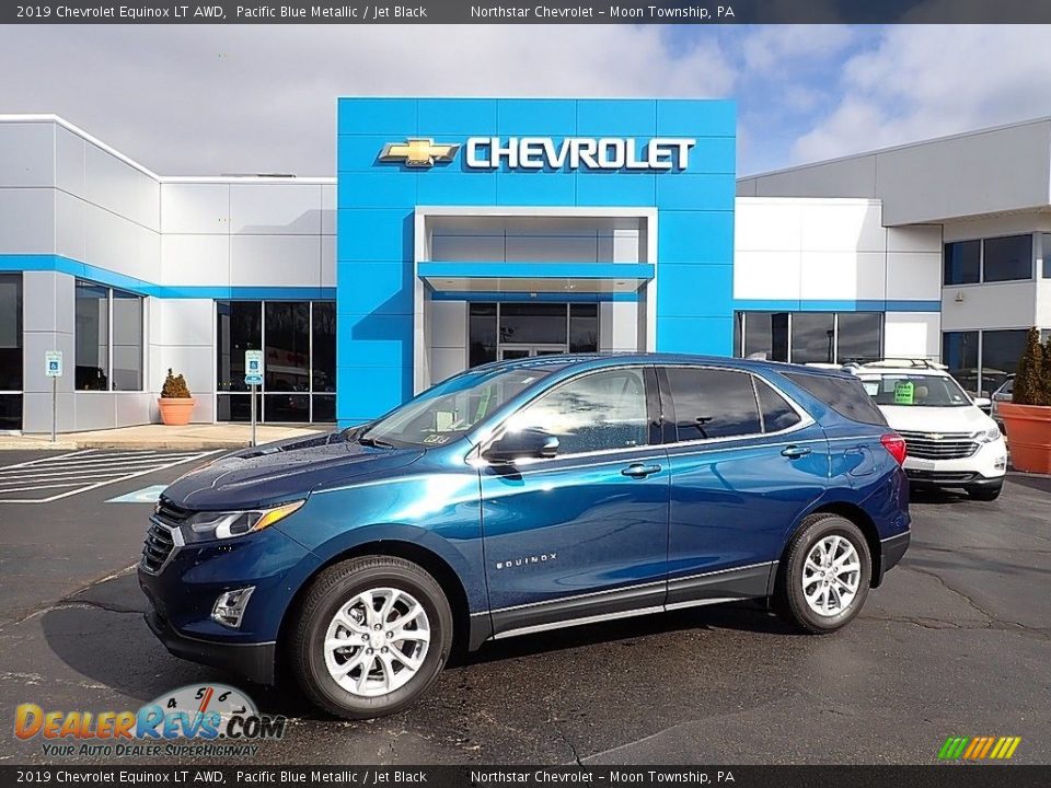2019 Chevrolet Equinox LT AWD Pacific Blue Metallic / Jet Black Photo #1