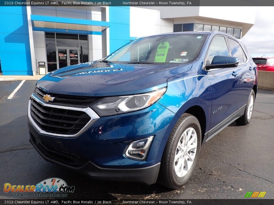2019 Chevrolet Equinox LT AWD Pacific Blue Metallic / Jet Black Photo #2