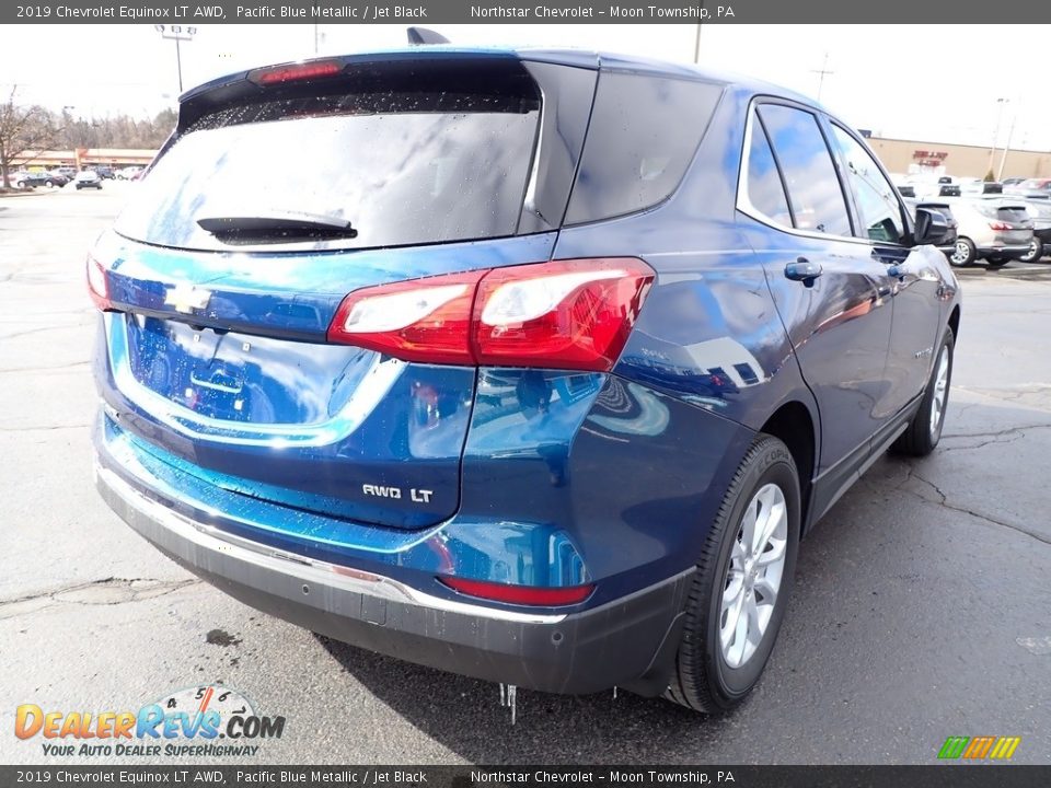 2019 Chevrolet Equinox LT AWD Pacific Blue Metallic / Jet Black Photo #8