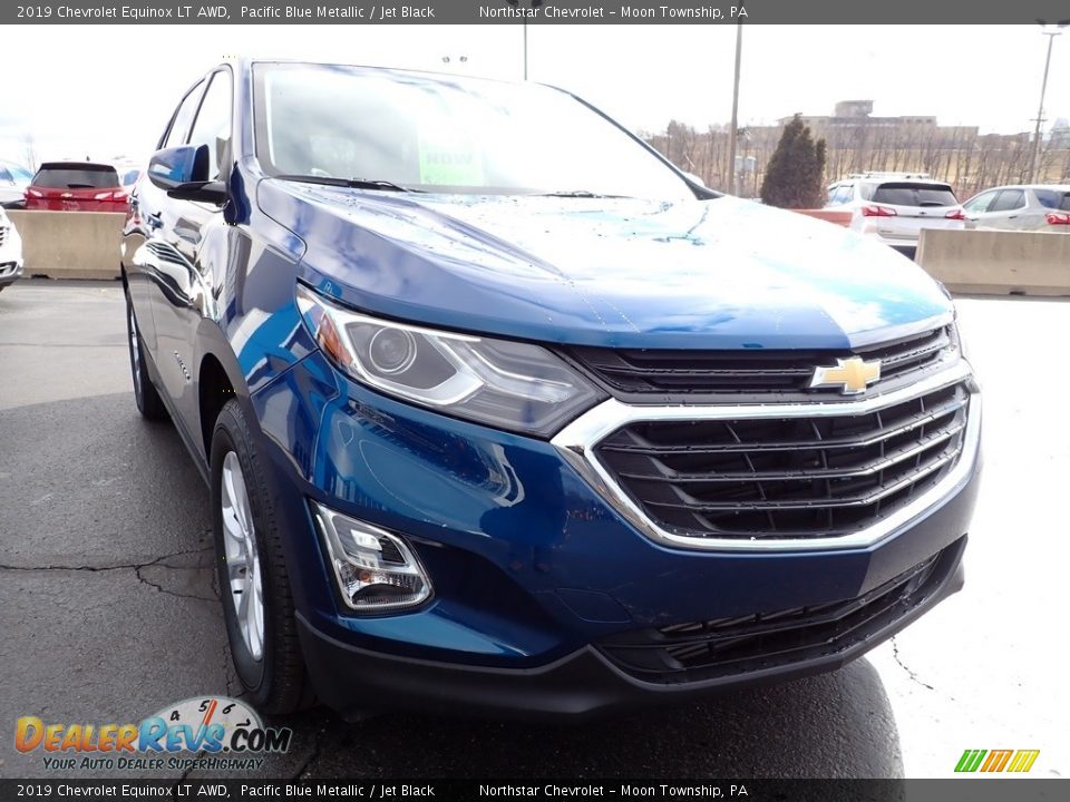2019 Chevrolet Equinox LT AWD Pacific Blue Metallic / Jet Black Photo #12