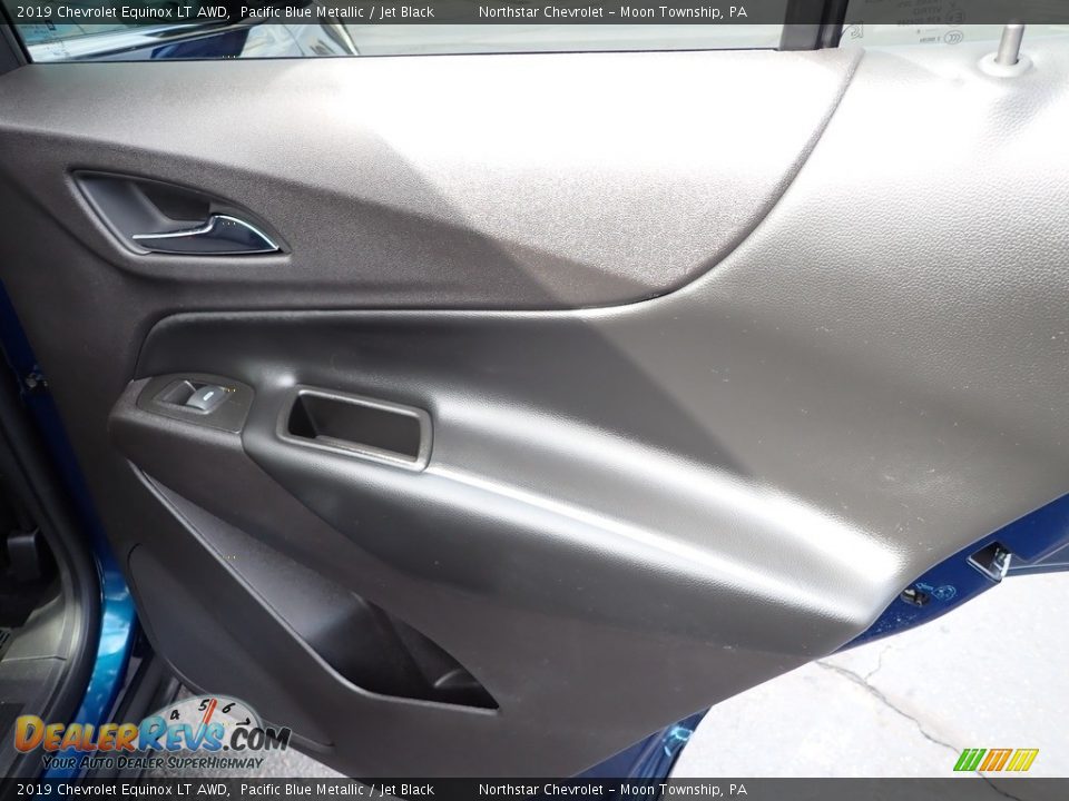 2019 Chevrolet Equinox LT AWD Pacific Blue Metallic / Jet Black Photo #19