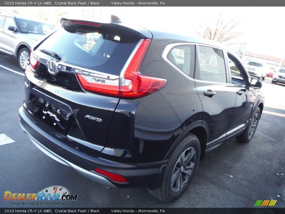 2019 Honda CR-V LX AWD Crystal Black Pearl / Black Photo #6