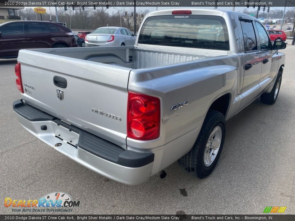 Bright Silver Metallic 2010 Dodge Dakota ST Crew Cab 4x4 Photo #5