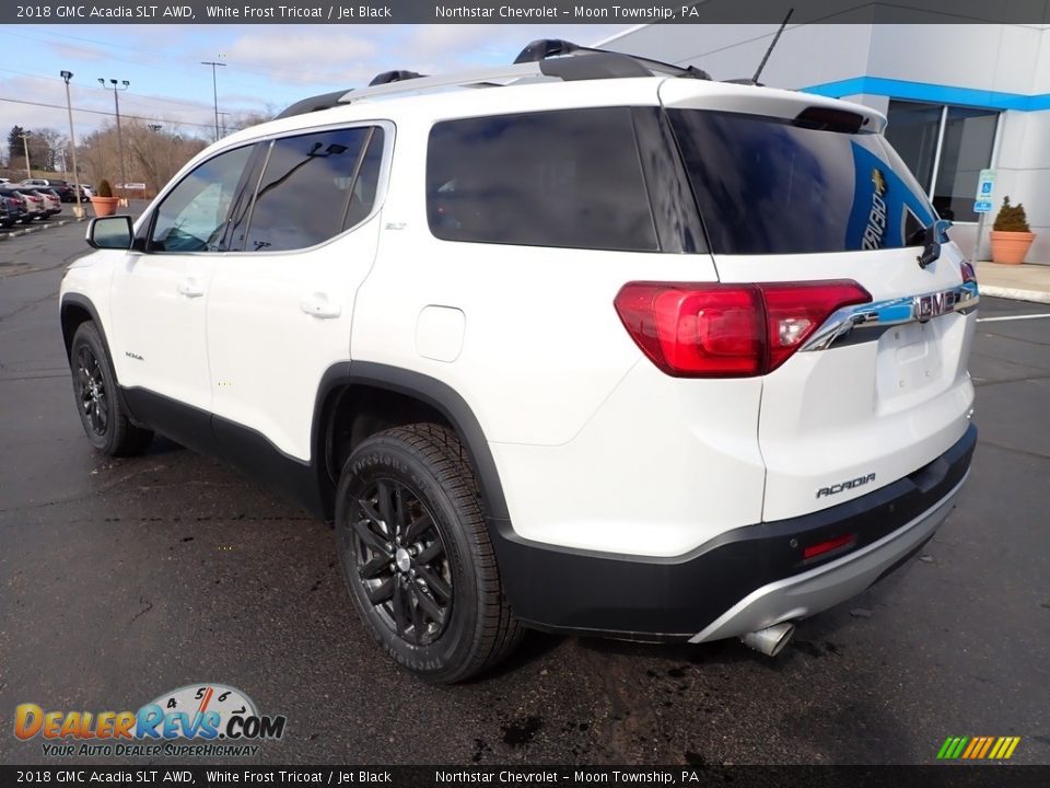 2018 GMC Acadia SLT AWD White Frost Tricoat / Jet Black Photo #4