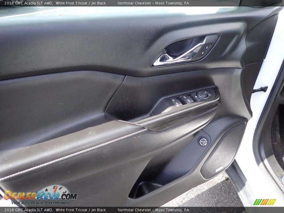 2018 GMC Acadia SLT AWD White Frost Tricoat / Jet Black Photo #24