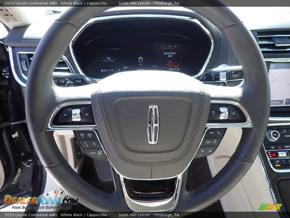 2020 Lincoln Continental AWD Infinite Black / Cappuccino Photo #20