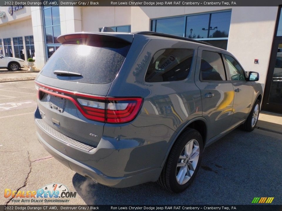 2022 Dodge Durango GT AWD Destroyer Gray / Black Photo #5