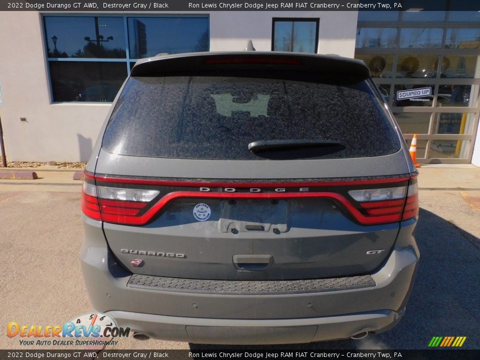 2022 Dodge Durango GT AWD Destroyer Gray / Black Photo #6