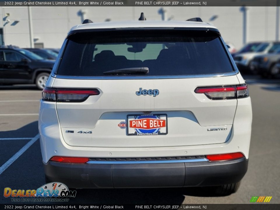 2022 Jeep Grand Cherokee L Limited 4x4 Bright White / Global Black Photo #7