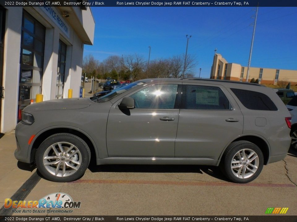 2022 Dodge Durango GT AWD Destroyer Gray / Black Photo #9