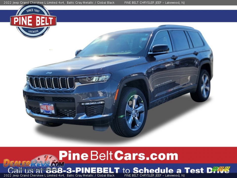 2022 Jeep Grand Cherokee L Limited 4x4 Baltic Gray Metallic / Global Black Photo #1