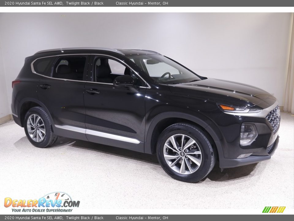 2020 Hyundai Santa Fe SEL AWD Twilight Black / Black Photo #1
