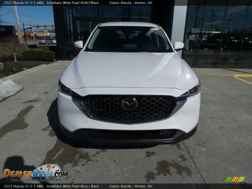 2022 Mazda CX-5 S AWD Snowflake White Pearl Mica / Black Photo #2