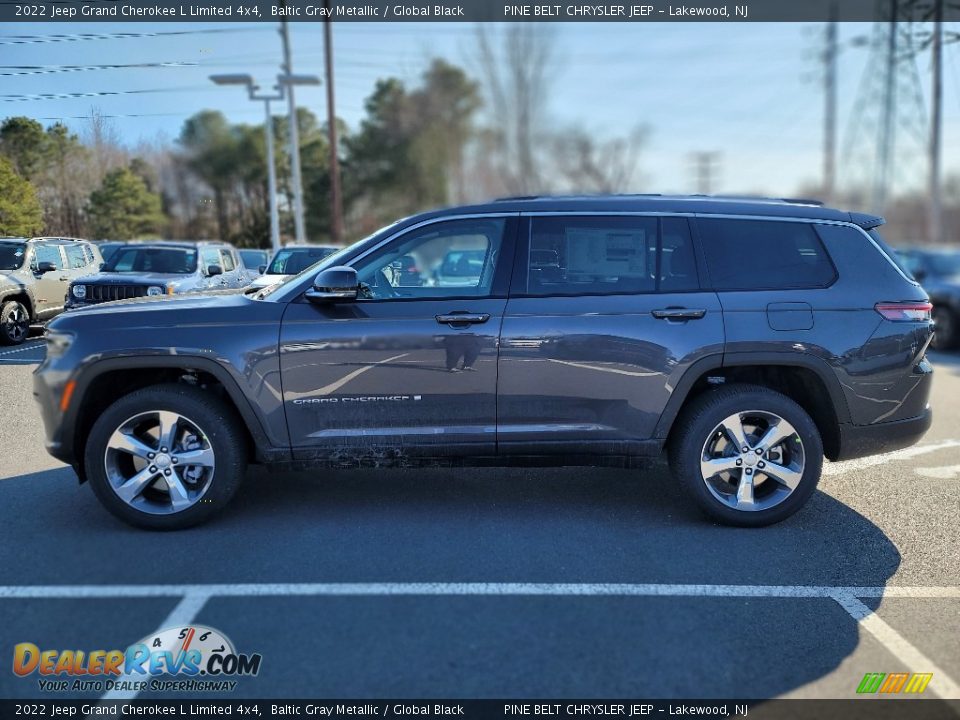 2022 Jeep Grand Cherokee L Limited 4x4 Baltic Gray Metallic / Global Black Photo #4