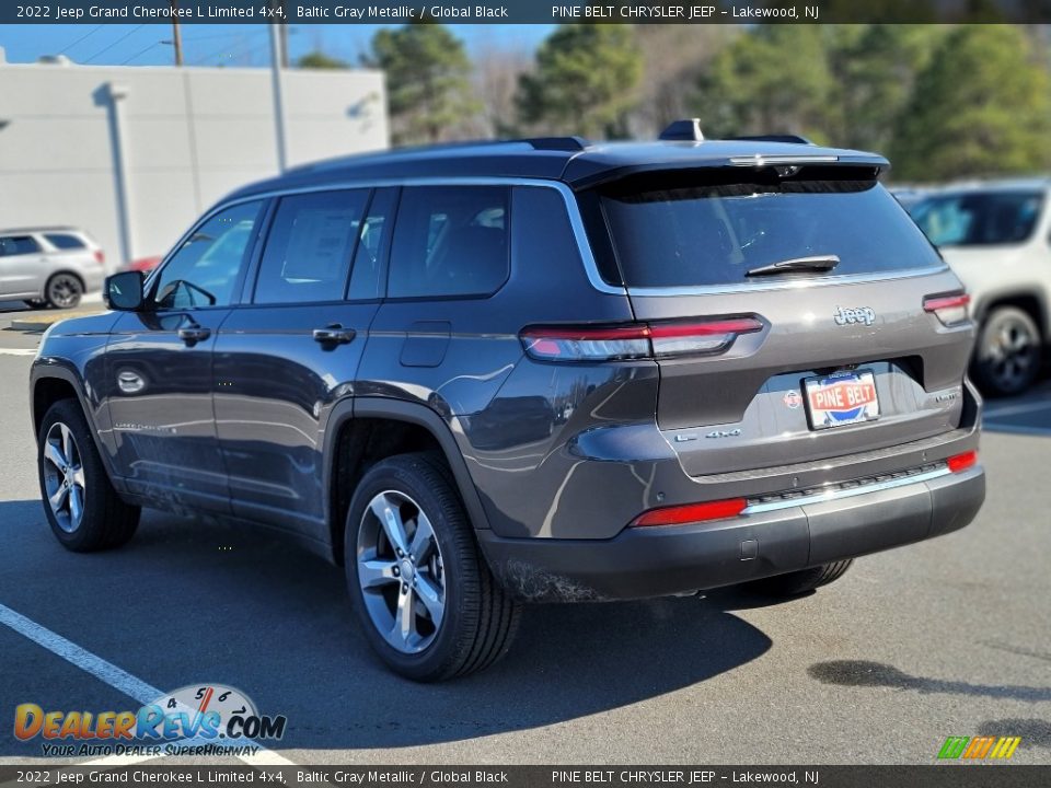 2022 Jeep Grand Cherokee L Limited 4x4 Baltic Gray Metallic / Global Black Photo #6