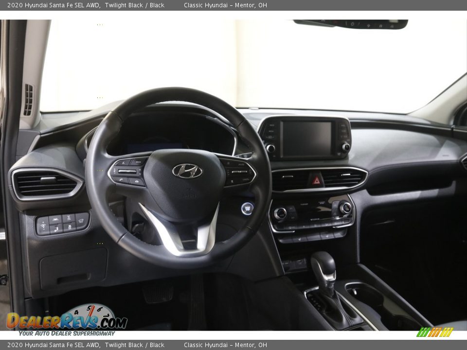 2020 Hyundai Santa Fe SEL AWD Twilight Black / Black Photo #6