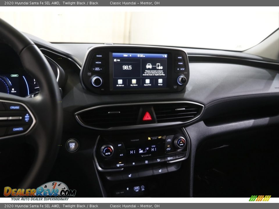 2020 Hyundai Santa Fe SEL AWD Twilight Black / Black Photo #9