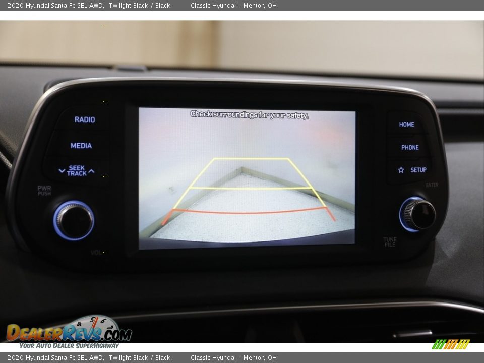 2020 Hyundai Santa Fe SEL AWD Twilight Black / Black Photo #11