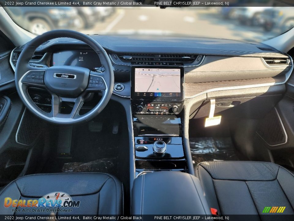 2022 Jeep Grand Cherokee L Limited 4x4 Baltic Gray Metallic / Global Black Photo #12