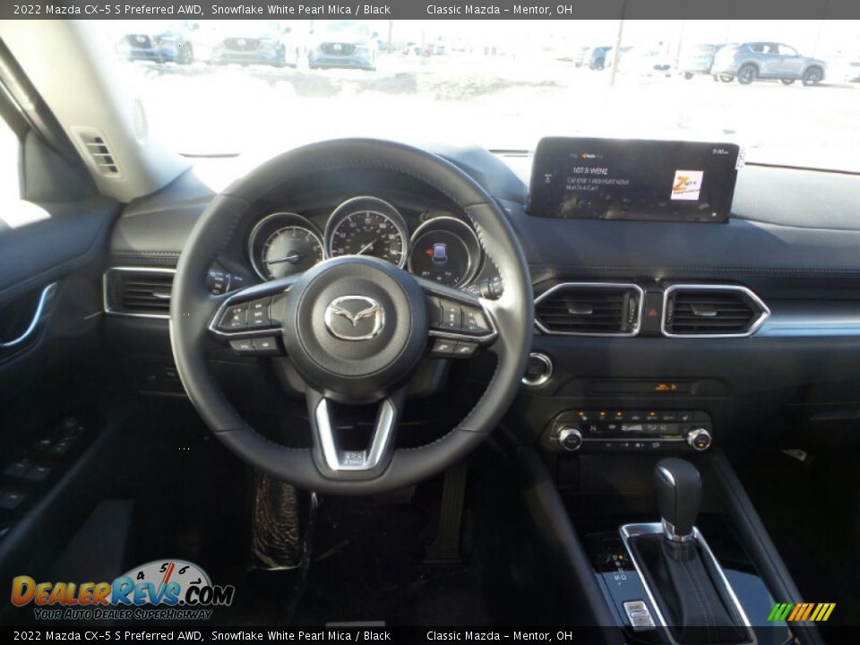2022 Mazda CX-5 S Preferred AWD Snowflake White Pearl Mica / Black Photo #4