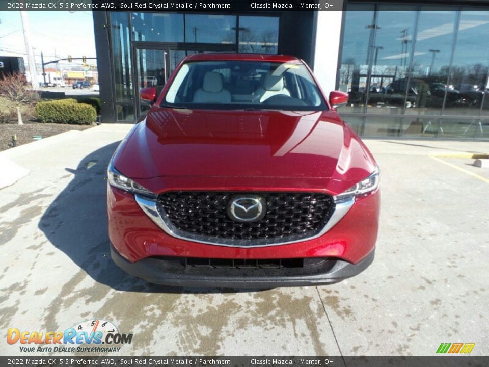 2022 Mazda CX-5 S Preferred AWD Soul Red Crystal Metallic / Parchment Photo #2