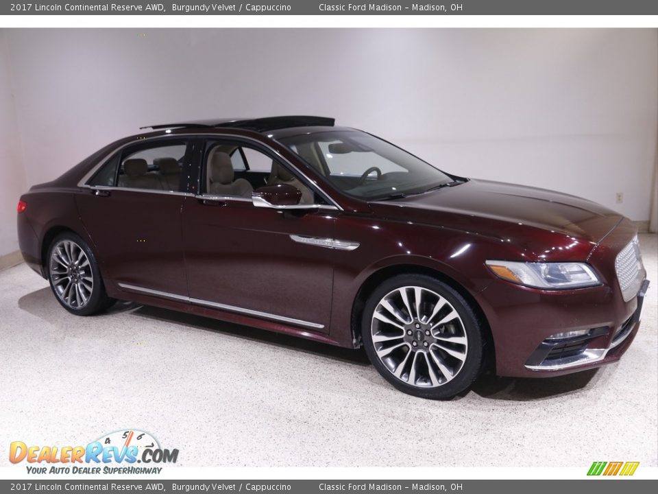 Burgundy Velvet 2017 Lincoln Continental Reserve AWD Photo #1