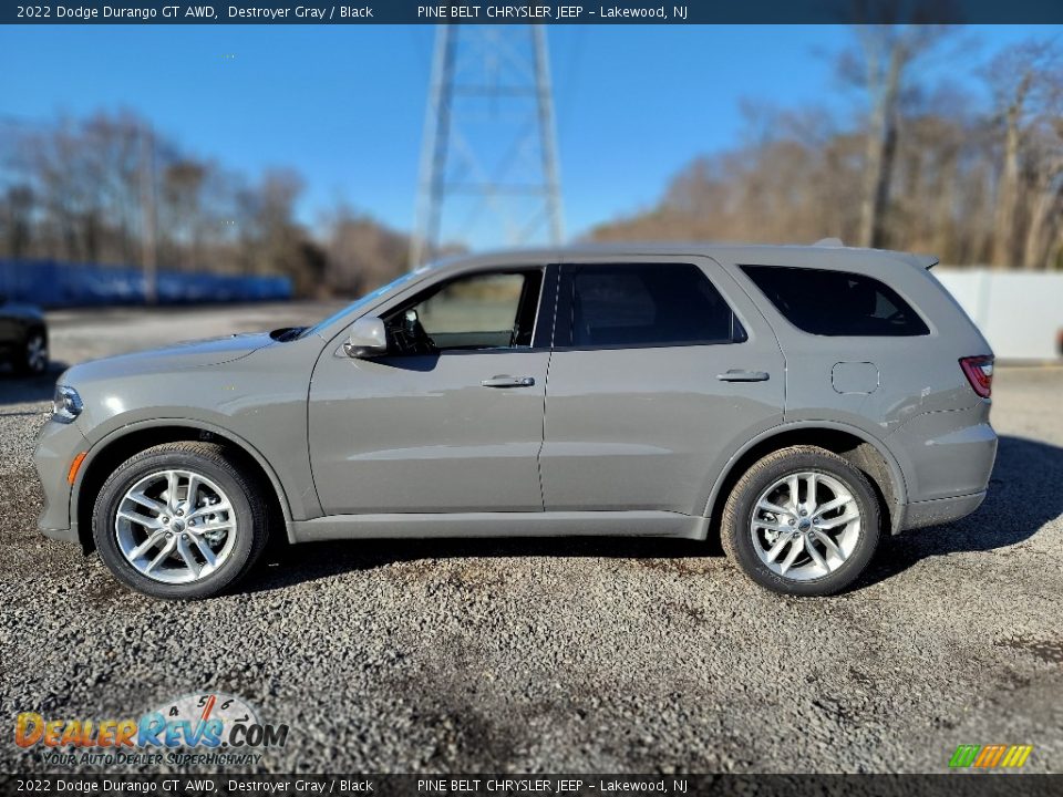 2022 Dodge Durango GT AWD Destroyer Gray / Black Photo #3