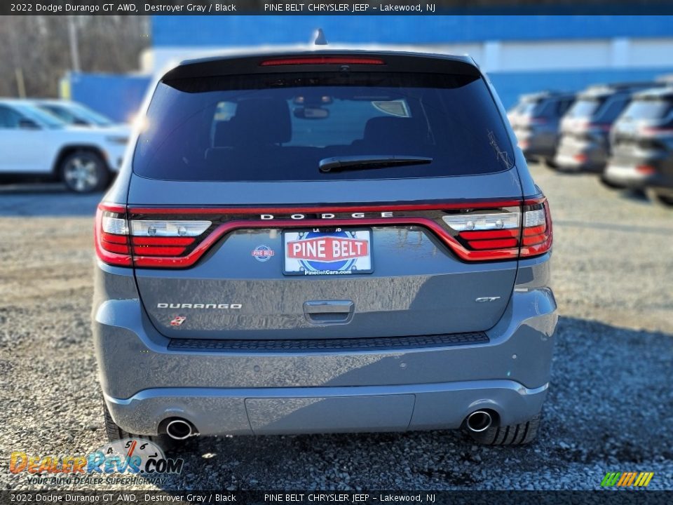 2022 Dodge Durango GT AWD Destroyer Gray / Black Photo #5