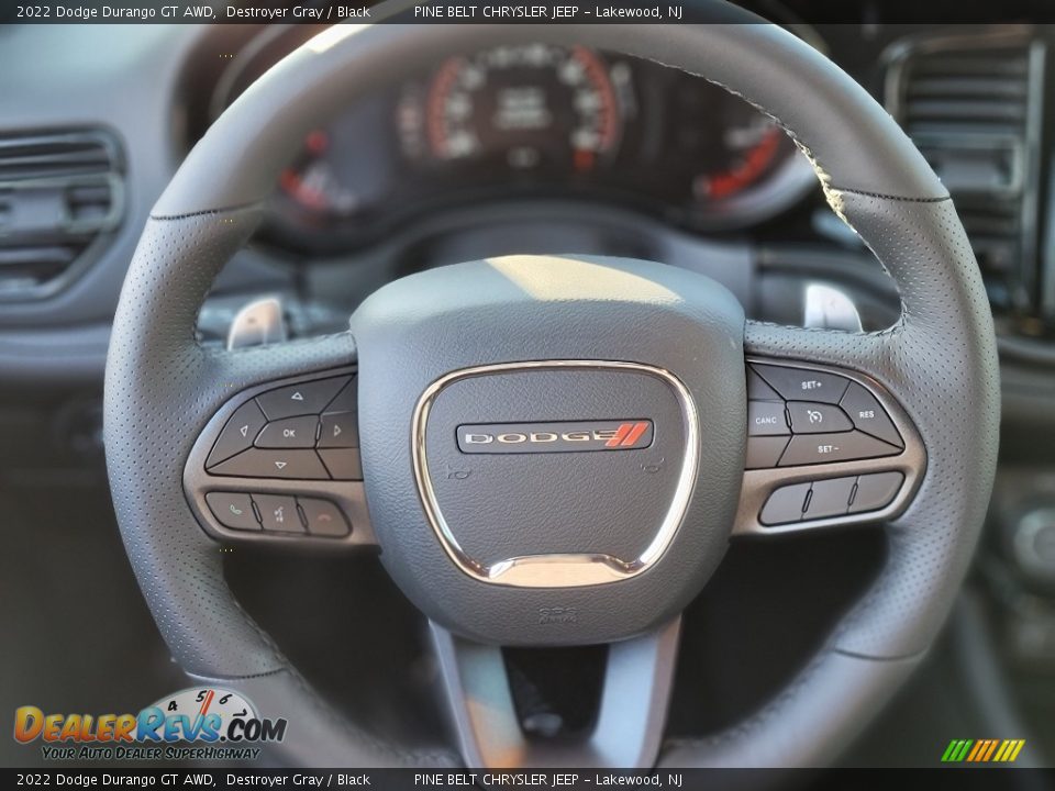 2022 Dodge Durango GT AWD Destroyer Gray / Black Photo #10