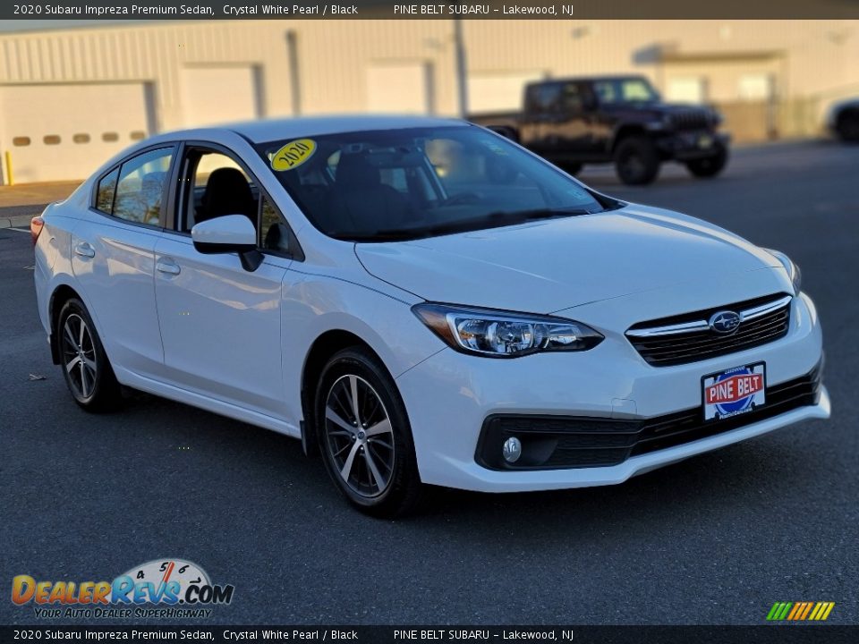 2020 Subaru Impreza Premium Sedan Crystal White Pearl / Black Photo #13