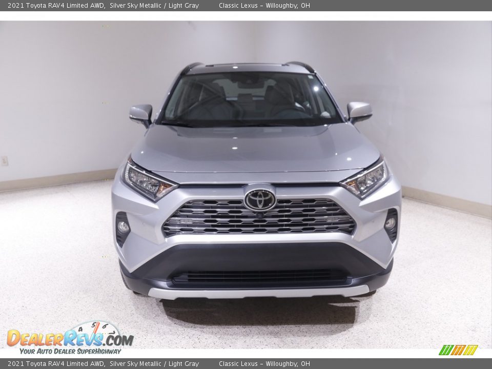 2021 Toyota RAV4 Limited AWD Silver Sky Metallic / Light Gray Photo #2