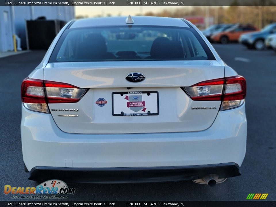 2020 Subaru Impreza Premium Sedan Crystal White Pearl / Black Photo #18